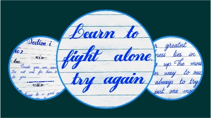 ONE TO ONE CURSIVE